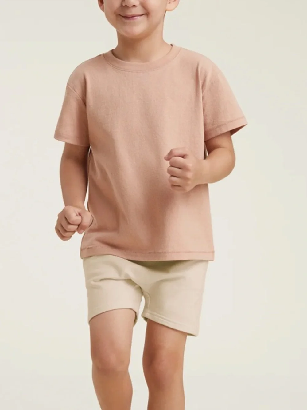 Tones Toddler Boys Lounge Short - Cream